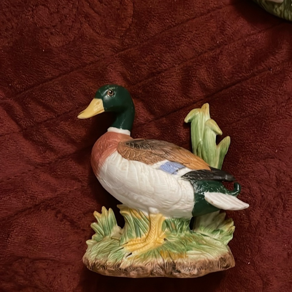 Masterpiece‎ Porcelain by Homco 1456 mallard duck figurine vintage